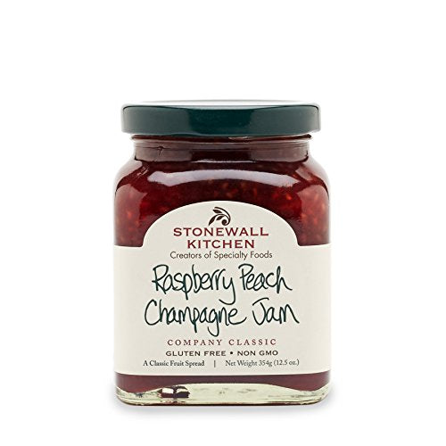 Stonewall Kitchen Raspberry Peach Champagne Jam, 12.5 oz jar