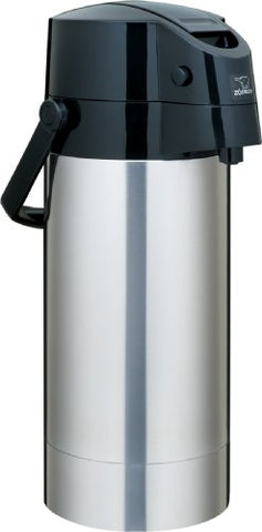 Air Pot Stainless Steel Beverage Dispenser - Stainless Steel, 128.0 oz. / 3.8 liters