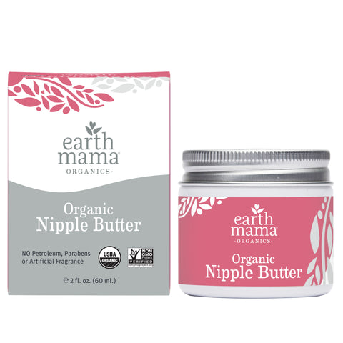 Earth Mama Organic Nipple Butter, 2 Pack - 2 Oz.