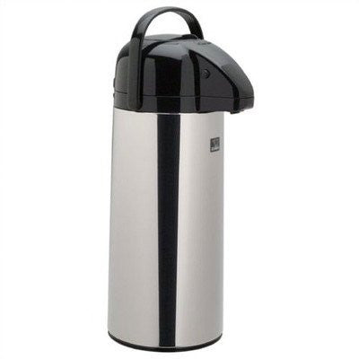 Air Pot Beverage Dispenser -Brushed Stainless, 74 oz. / 2.2 liters