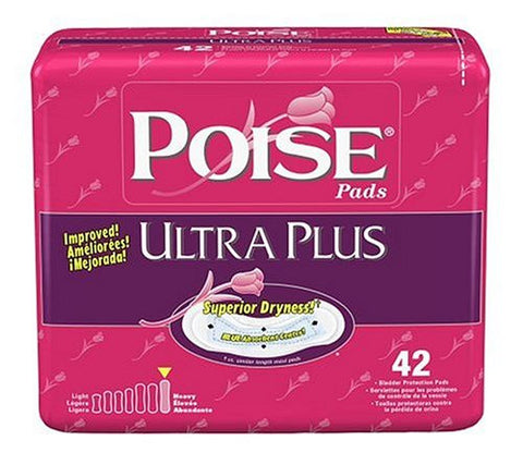 POISE PADS ULTRA 42 CT