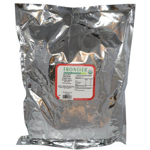 Bulk Oatstraw, Green Tops, Cut & Sifted, ORGANIC, 1 lb. package
