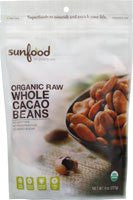 Organic Raw Whole Cacao Beans (Size: 8oz bag)
