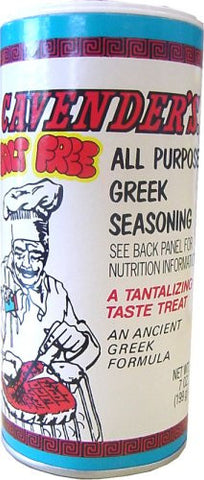 Cavender's All Purpose Salt Free Greek Seasoning 7 oz (NO MSG)