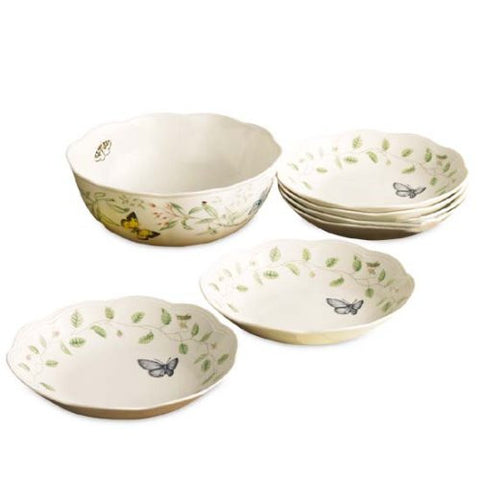 BUTTERFLY MEADOW 7 PC PASTA/SALAD SET