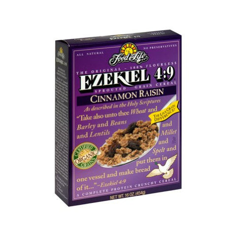FOOD FOR LIFE Cereal Ezekiel 4:9 Cinnamon Raisin 6/16 OZ