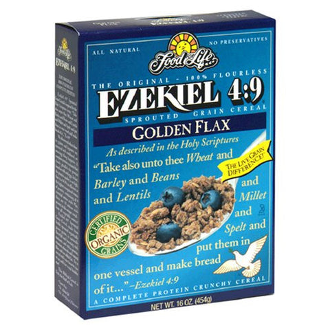 FOOD FOR LIFE Cereal Ezekiel 4:9 Golden Flax  6/16 OZ