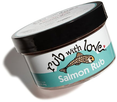 Salmon Rub, 3.5 oz jar
