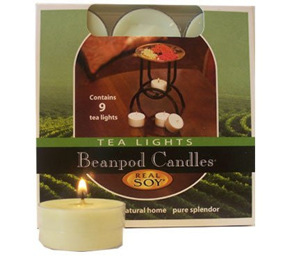 Beanpod Candles Lemon Citrus, Tea Light, 9-count Box