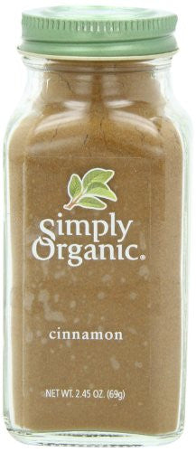 Simply Organic Cinnamon Ground Certified Organic, 2.45-Ounce Container