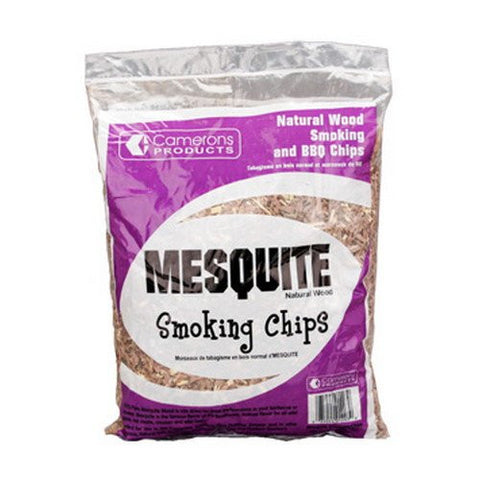 Mesquite Outdoor Smoker Smoking Chips - 210 Cubic Inch (approx. 2 lb bag)