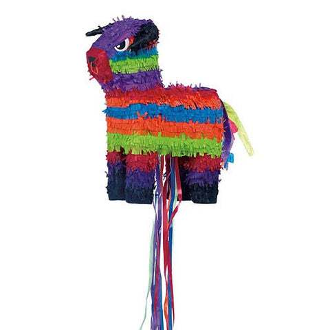 Bull Shaped Pull String Pinata 15 1/2in x 13 1/2in