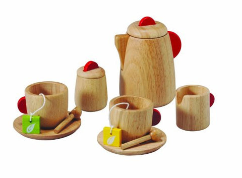 Plan Toy Tea Set(Solid Wood Version)