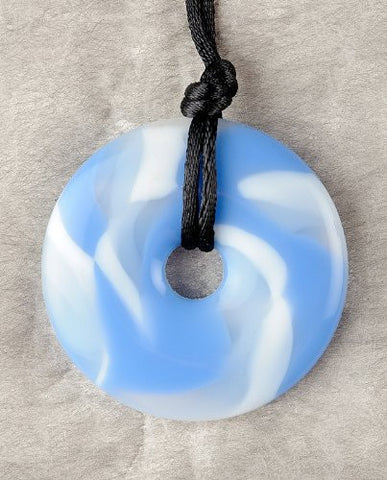Sky Blue Swirl Pendant
