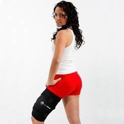 Active Wrap Knee, Thigh Lower Leg Wrap - Black - L/XL