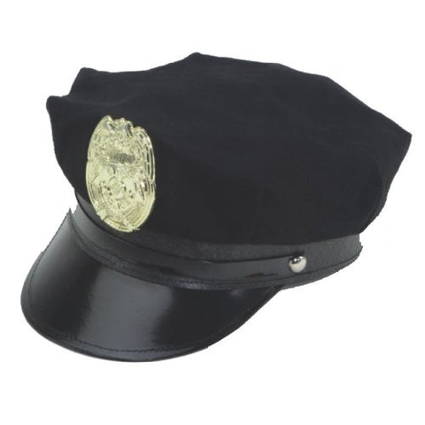 Police Hat w/ Badge