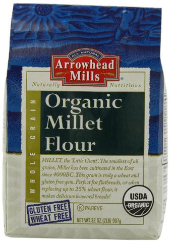 Arrowhead Mills Flour, Whole Millet, Organic 2.0 LB