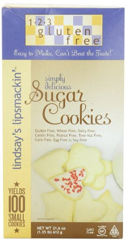 123 Gluten Free Lindsay Roll Out Sugar Cookies, Gluten Free 21.6 OZ