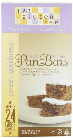 123 Gluten Free Sweet Goodness Pan Bar Mix, Gluten Free 20.48 OZ