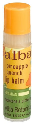 Alba Botanica Lip Balm Pineapple 0.15 OZ