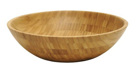 Lipper International Bamboo Wood Salad Bowl