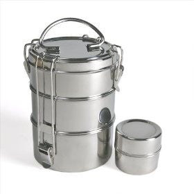 Stainless Steel Food Containers: To-Go Ware 3 Tier Food Carrier