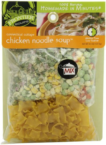 FRONTIER SOUPS Homemade In Minutes Soups CT Cottage Chicken Noodle 8/4.5 OZ