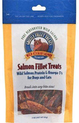 3 oz Grizzly Salmon Fillet Treats
