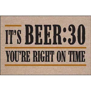 It's Beer:30 Doormat