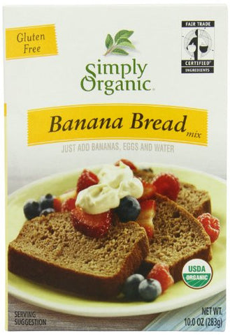 Banana Bread Mix, Organic, Fair Trade Certified, 10.00 oz. (3 pk)