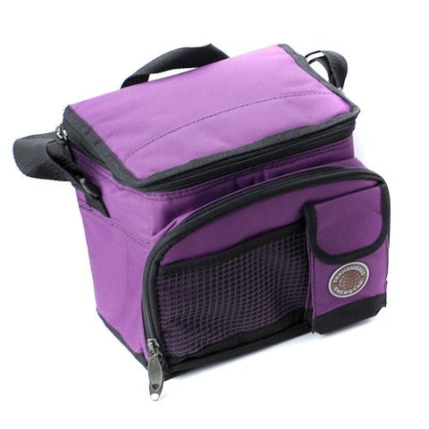 Cooler Bag , 9" x 7" x 8", Purple