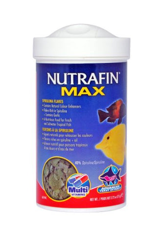 Nutrafin Max Spirulina Flakes 2.72 oz
