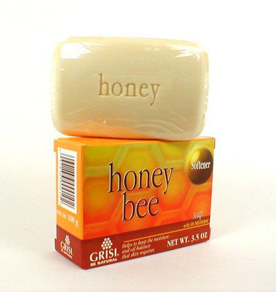 Grisi Natural Honey Bee Bar Soap with Humederm - 3.5 Oz.
