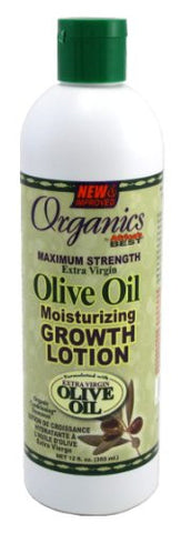 Africas Best Org Olive Oil Max Strength Growth Lotion 12oz