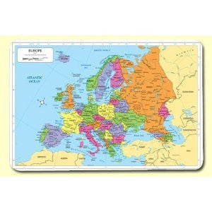 Painless Learning Europe Map Placemat