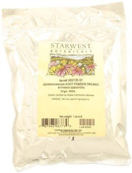 Ashwagandha Root Powder Organic, 1 lb