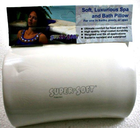 Super Soft
Weighted Tail
Spa & Bath Pillow - White