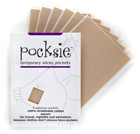Solutions that Stick Pocksie Temporary Sticky Pockets-beige-6, ct