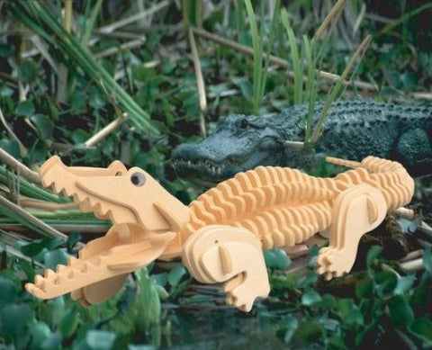 Puzzled 3D Alligator Puzzle