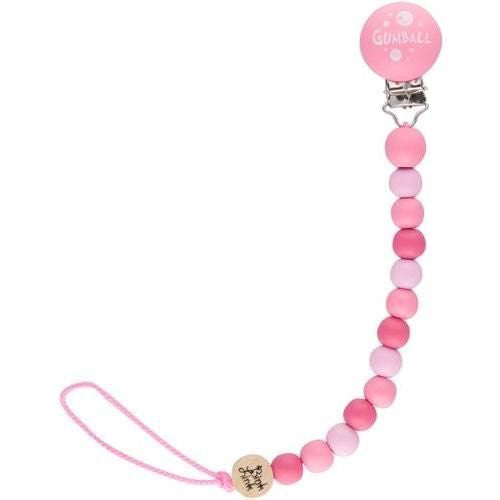 Bink Link Pacifier Attacher By Fruitabees in Pink Gumball