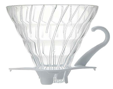 Hario Coffee Dripper V60 Size 02 White Glass