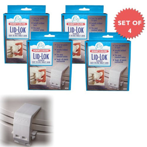 LID-LOK - Toilet Seat Safety Latch (4 pk)