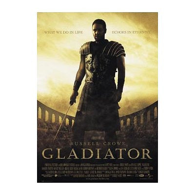 Gladiator Movie (Russell Crowe, What We Do In Life) Poster Print - 24x36