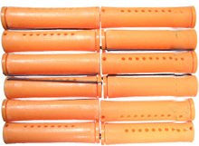 Jumbo Tangerine Cold Wave Rods (Pack of 12)