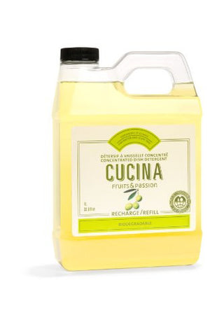 CUCINA Dish Detergent Refills - 34 fl. oz.- Coriander and Olive Tree