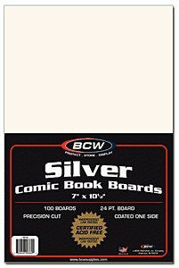 Silver Backer Boards (100pk)