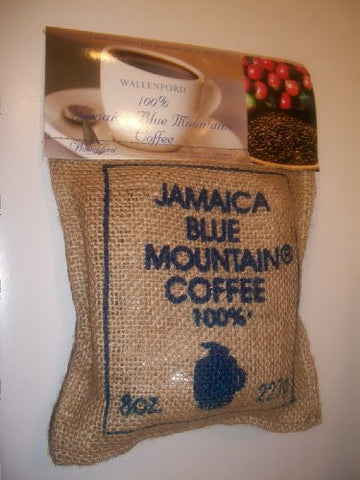 Jamaica Blue Mountain Coffee , Certified 100% Pure, Medium Roasted Ground