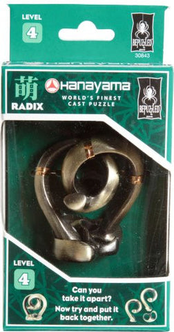 Hanayama Cast Metal Puzzle- Radix Level 4