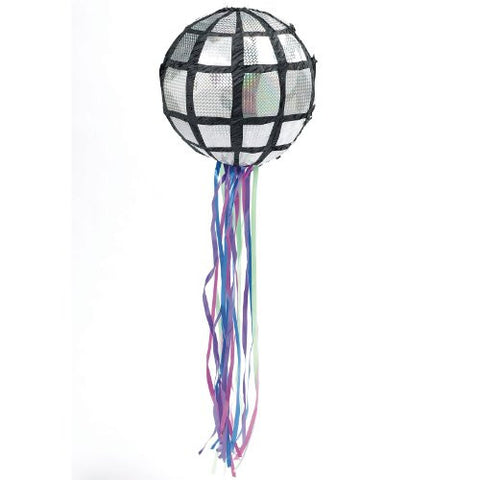 Disco Ball Pull-String Pinata (Size: One Size Color: As Shown)