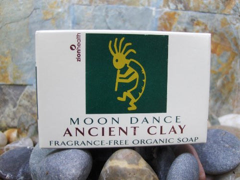 Zion Health Ancient Clay Soap Moon Dance Fragrance Free 6 oz Bar